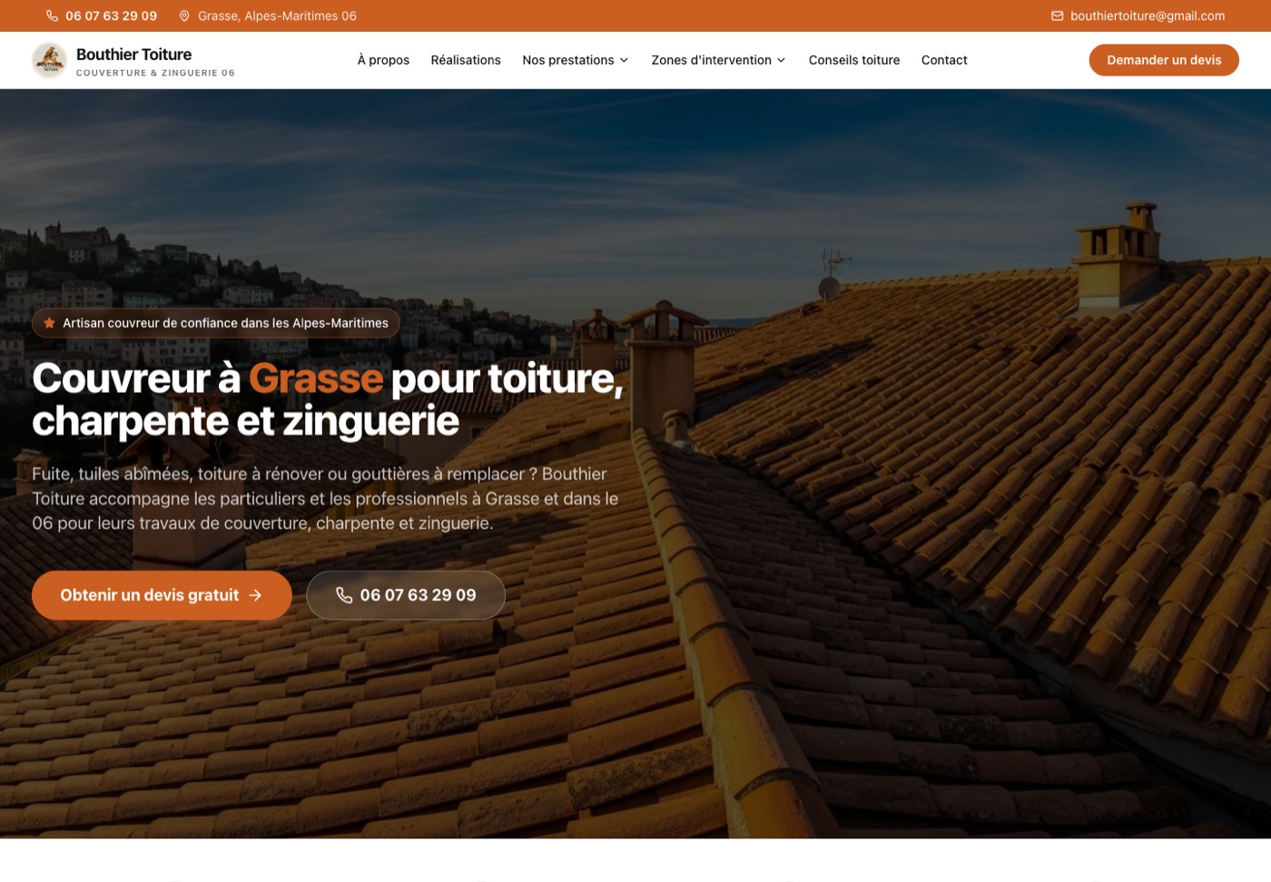 Aperçu du projet Bouthier Toiture